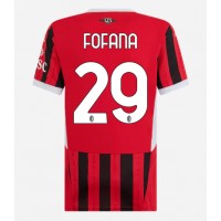 AC Milan Youssouf Fofana #29 Hjemmedrakt Dame 2024-25 Kortermet